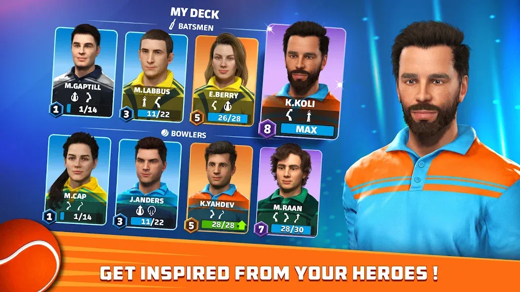 Cricket Gangsta™ Cricket Games (Крикет Гангста 11 Лига) [МОД Unlocked] APK Android Screenshot 3