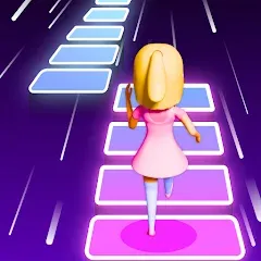 Melody Run - Cute Popcat Music (Мелодия Ран) [МОД Бесконечные монеты] APK Android