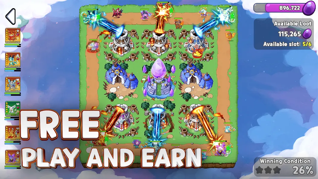 Monsterra: Crypto & NFT Game (Монстера) [МОД Бесконечные монеты] APK Android Screenshot 1