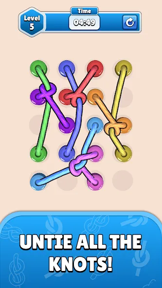 Twisted Tangle (Твистед Тэнгл) [МОД Бесконечные монеты] APK Android Screenshot 1