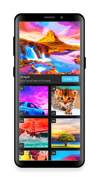 April - Oil Painting by Number (Эйприл) [МОД Unlocked] APK Android Screenshot 4