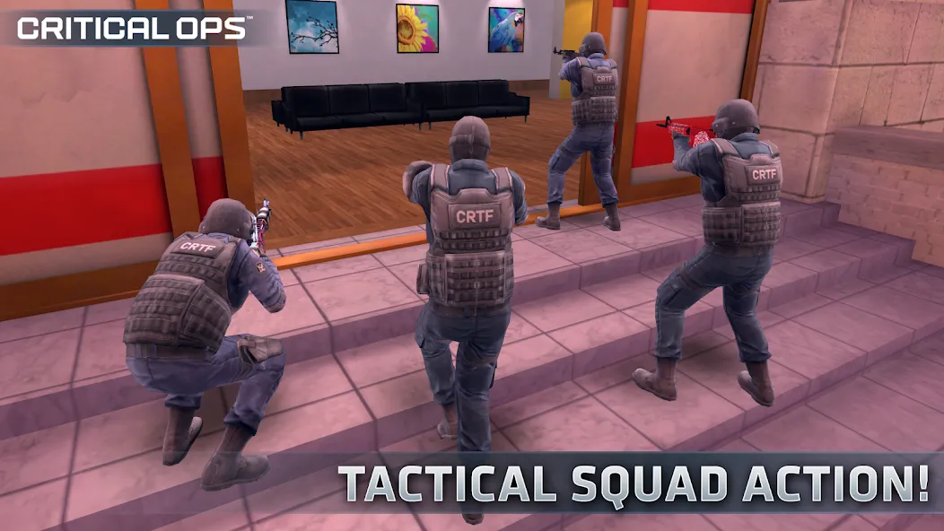 Critical Ops: Multiplayer FPS (Критикал Опс) [МОД Много денег] APK Android Screenshot 1