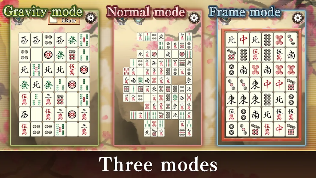 Mahjong Puzzle Shisensho (Маджонг Пазл Шисеншо) [МОД Mega Pack] APK Android Screenshot 1