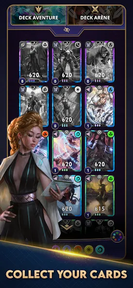 Cross The Ages: TCG (Кросс зэ Эйджес) [МОД Бесконечные монеты] APK Android Screenshot 2