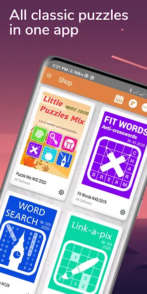 Puzzle Book: Daily puzzle page [МОД Unlocked] APK Android Screenshot 1