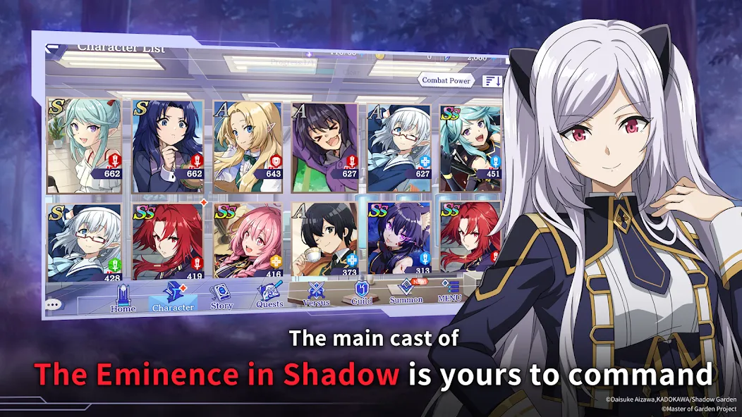 The Eminence in Shadow RPG (Зе Эминенс ин Шадоу РПГ) [МОД Premium] APK Android Screenshot 2