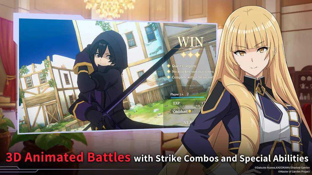 The Eminence in Shadow RPG (Зе Эминенс ин Шадоу РПГ) [МОД Premium] APK Android Screenshot 4