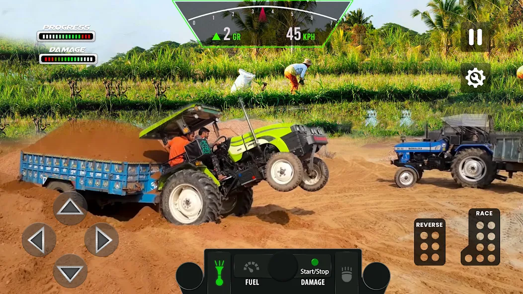 Tractor Simulator Farm Games (Фарминг игры) [МОД Mega Pack] APK Android Screenshot 2