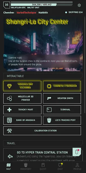 CyberCode Online -Text MMORPG (СайберКод Онлайн) [МОД Все открыто] APK Android Screenshot 4