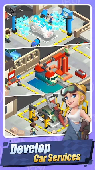 Car Fix Inc - Mechanic Garage (Кар Фикс Инк) [МОД Все открыто] APK Android Screenshot 4