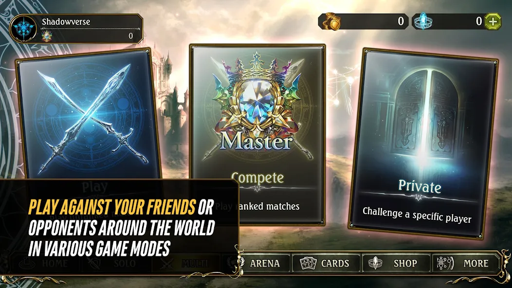 Shadowverse CCG (Шадовверс ККГ) [МОД Все открыто] APK Android Screenshot 3