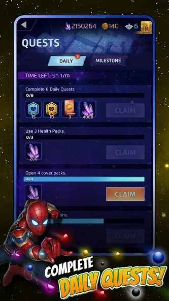 MARVEL Puzzle Quest: Hero RPG (Марвел Пазл Квест) [МОД Меню] APK Android Screenshot 5