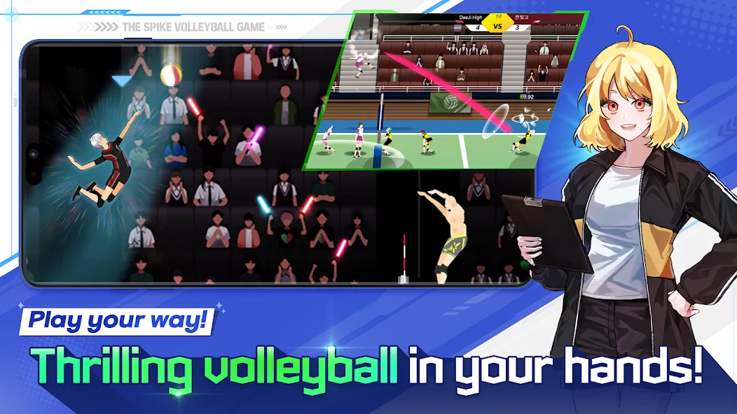 The Spike - Volleyball Story (Зе Спайк) [МОД Unlocked] APK Android Screenshot 1