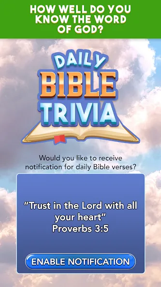 Daily Bible Trivia Bible Games (Ежедневные викторины Библии библейские игры) [МОД Меню] APK Android Screenshot 3