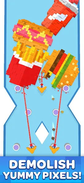 Pixel Demolish (Пиксель Демолиш) [МОД Много денег] APK Android Screenshot 1