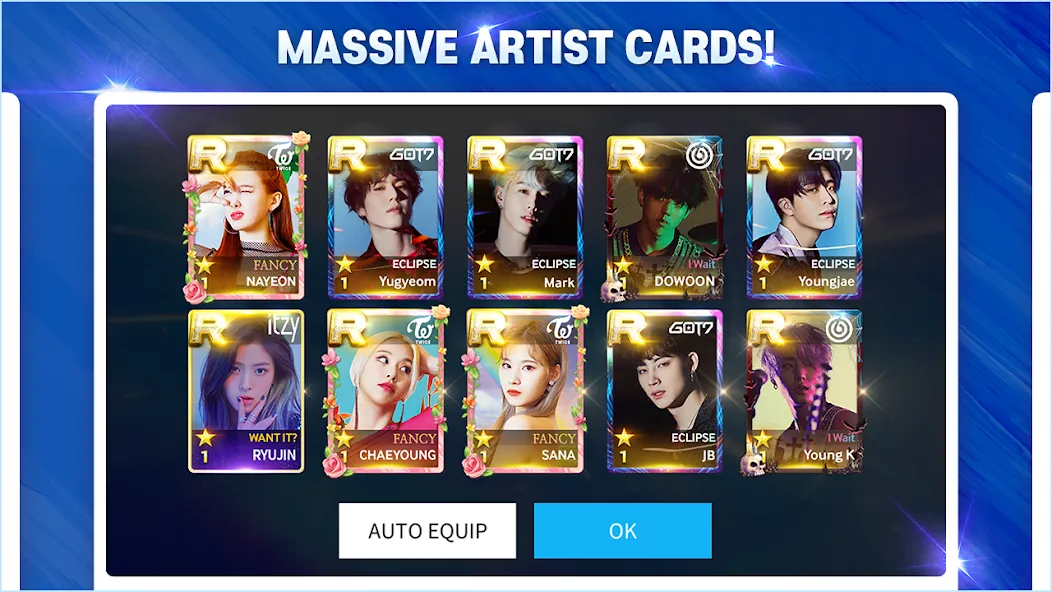 SUPERSTAR JYPNATION (уперстар ) [МОД Много денег] APK Android Screenshot 5