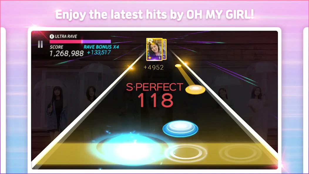 SUPERSTAR OH MY GIRL (СуперЗвезда О Мой Девушка) [МОД Бесконечные монеты] APK Android Screenshot 3