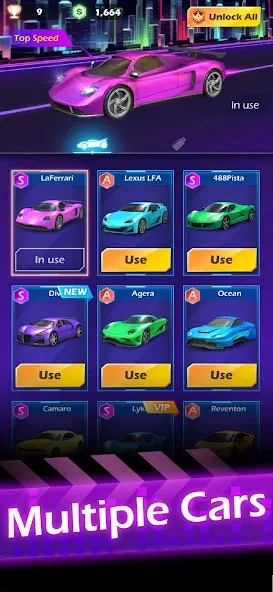 Beat Racing (Бит Рейсинг) [МОД Все открыто] APK Android Screenshot 5