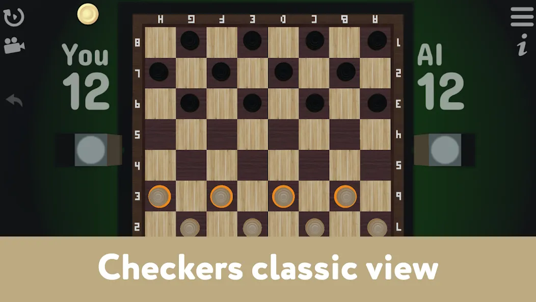 Checkers for two - Draughts [МОД Premium] APK Android Screenshot 1