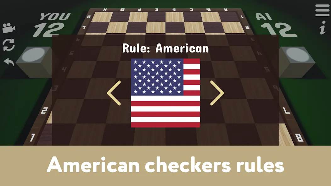 Checkers for two - Draughts [МОД Premium] APK Android Screenshot 3