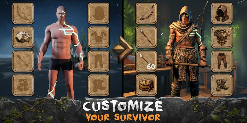 Survival Island: Survivor EVO (Сурвайвал айленд) [МОД Mega Pack] APK Android Screenshot 5