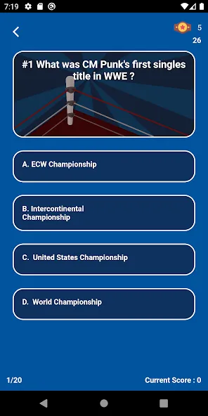 World Wrestling Trivia (Уорлд Рестлинг Тривия) [МОД Premium] APK Android Screenshot 4