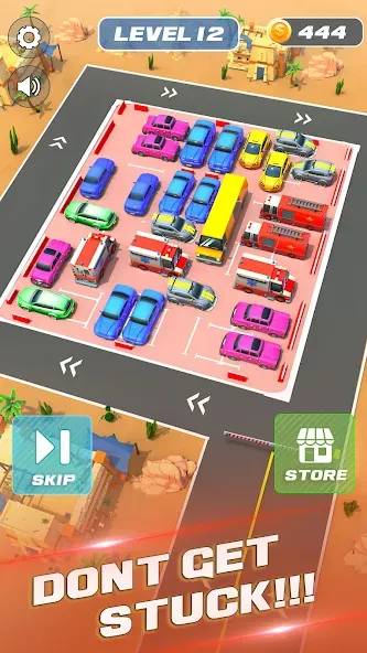 Unblock It Car Puzzle Game (Паркинг Джам Разблокировать) [МОД Все открыто] APK Android Screenshot 4