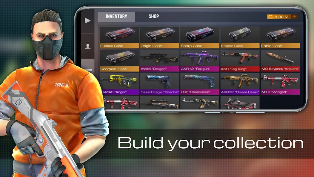 Case guns Simulator Standoff 2 [МОД Все открыто] APK Android Screenshot 3
