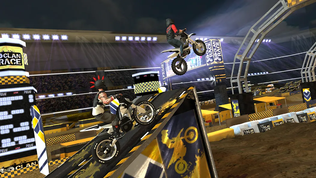 Clan Race: PVP Motocross races (Клан Рейс) [МОД Mega Pack] APK Android Screenshot 1