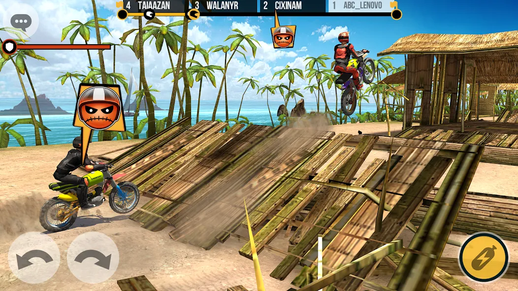 Clan Race: PVP Motocross races (Клан Рейс) [МОД Mega Pack] APK Android Screenshot 4