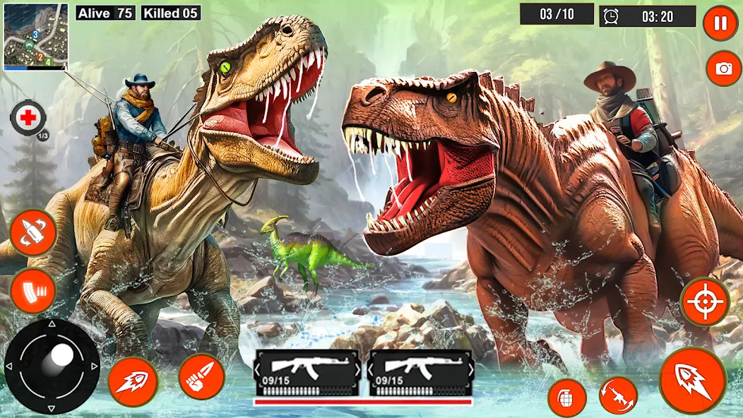 Real Dino Hunter 3D Gun Games (Уайлд Динозавр Хантер Ган Геймс) [МОД Premium] APK Android Screenshot 2