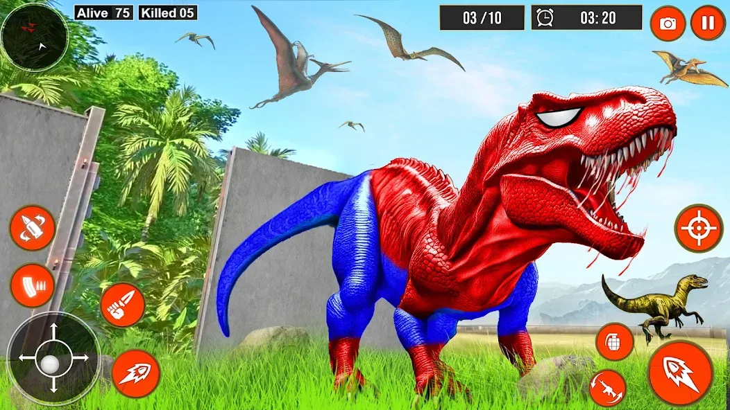 Real Dino Hunter 3D Gun Games (Уайлд Динозавр Хантер Ган Геймс) [МОД Premium] APK Android Screenshot 3