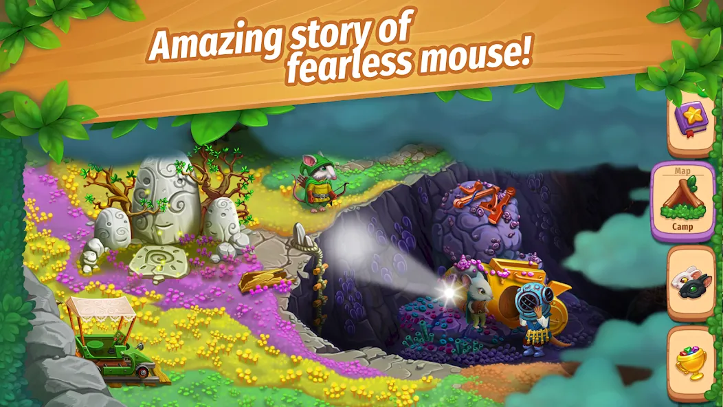 Strongblade: Match 3 Game (Стронгблейд) [МОД Mega Pack] APK Android Screenshot 1