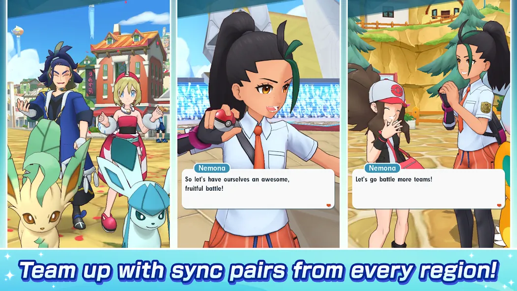 Pokémon Masters EX [МОД Unlocked] APK Android Screenshot 1