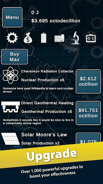 Idle Power (Айдл Пауэр) [МОД Unlocked] APK Android Screenshot 3