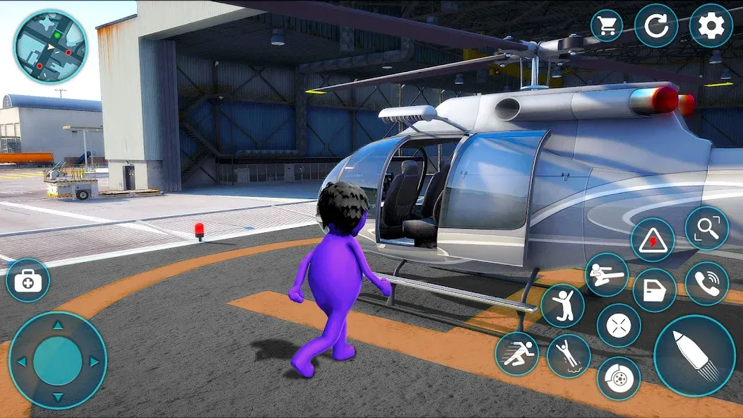 Blue Hero Gangster City Mafia [МОД Все открыто] APK Android Screenshot 5