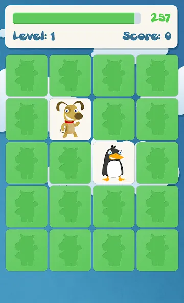 Animals memory game for kids [МОД Все открыто] APK Android Screenshot 4