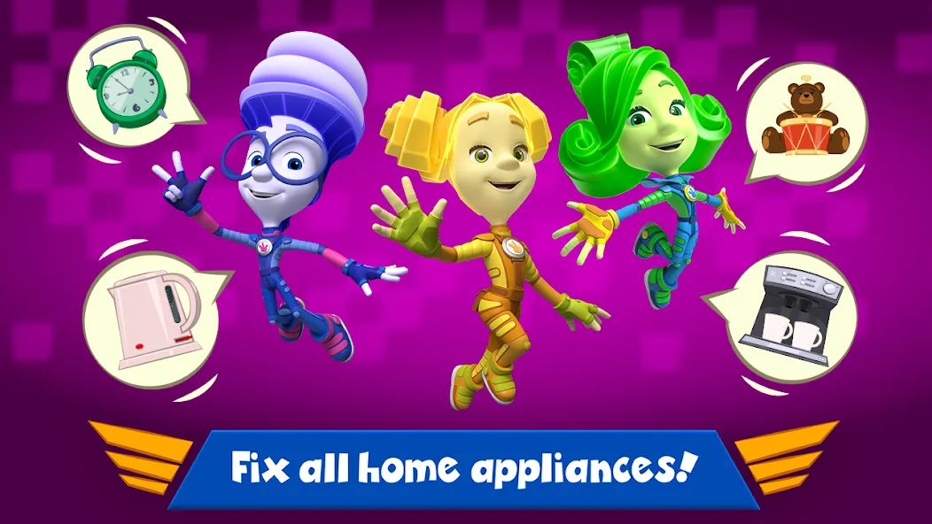 The Fixies: Fun Boy Games! [МОД Бесконечные монеты] APK Android Screenshot 5