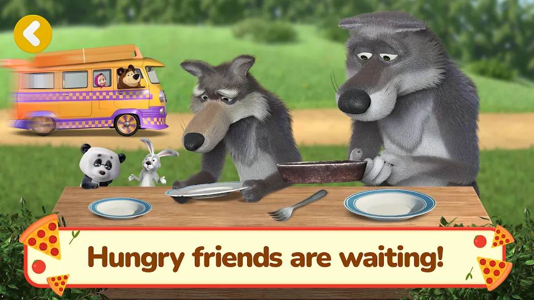 Masha and the Bear Pizza Maker [МОД Много денег] APK Android Screenshot 5
