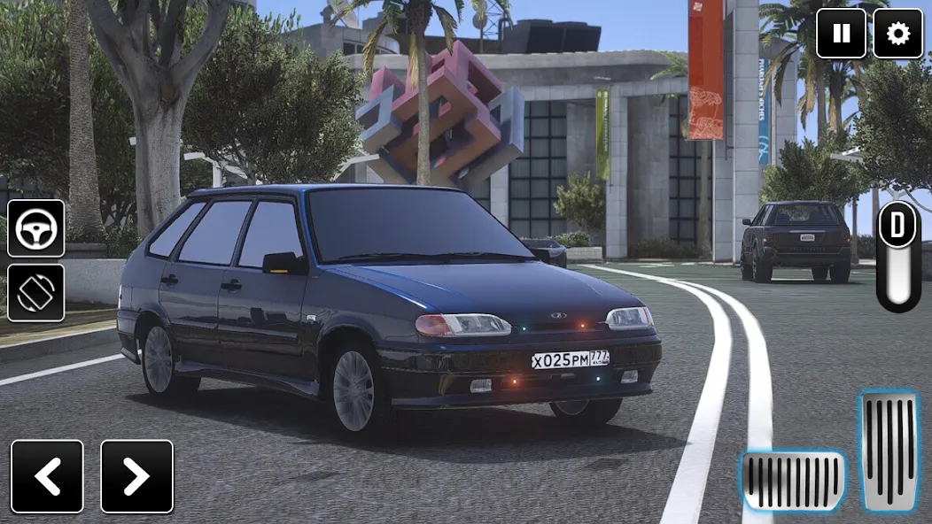 2114 Car Driving: Lada sedan [МОД Много денег] APK Android Screenshot 2