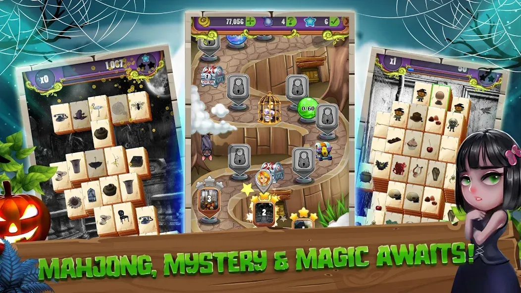 Mahjong: Secret Mansion (Маджонг) [МОД Все открыто] APK Android Screenshot 1