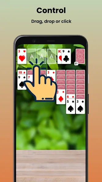 Klondike Solitaire Offline [МОД Много денег] APK Android Screenshot 3