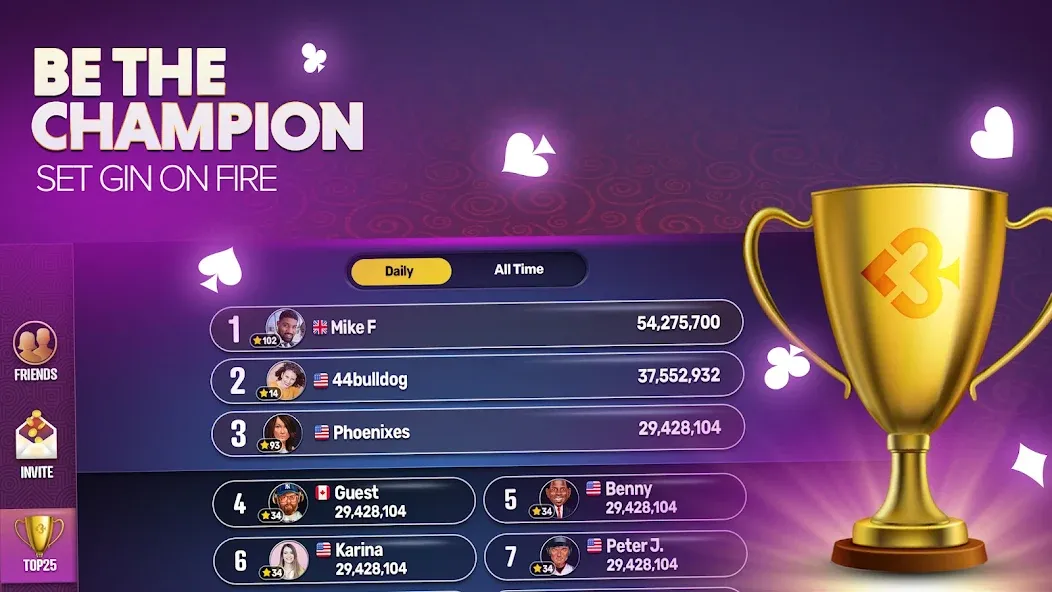 Gin Rummy Extra - Online Rummy (Джин Рамми Экстра) [МОД Premium] APK Android Screenshot 5