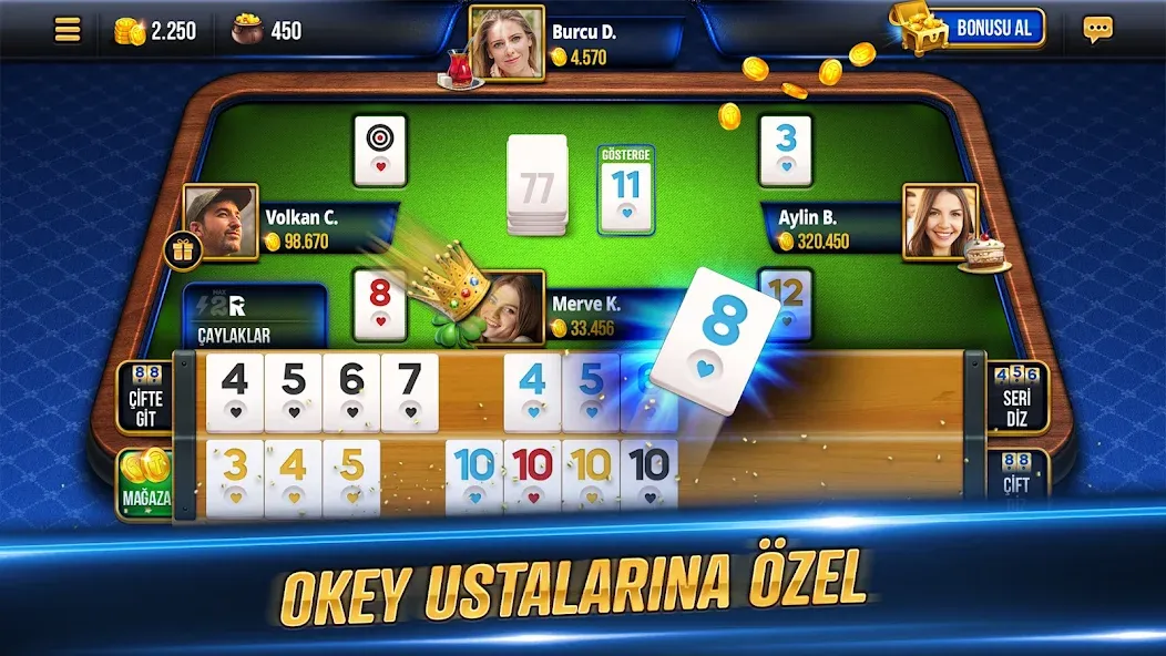 Tekel Okey (Текел Окей) [МОД Premium] APK Android Screenshot 1