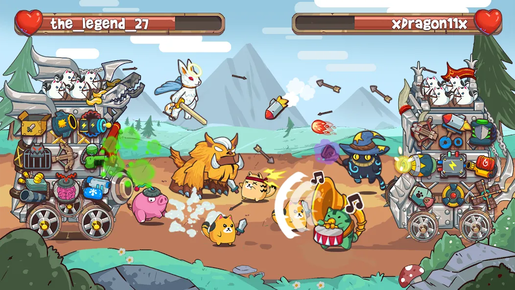 CatnRobot Idle TD: Battle Cat (КэтТауэр Айдл ТД) [МОД Все открыто] APK Android Screenshot 3