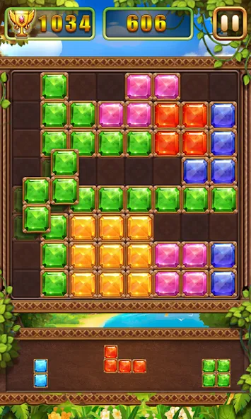 Puzzle Block Jewels (Пазл Блок Драгоценности) [МОД Меню] APK Android Screenshot 2