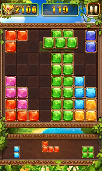 Puzzle Block Jewels (Пазл Блок Драгоценности) [МОД Меню] APK Android Screenshot 3