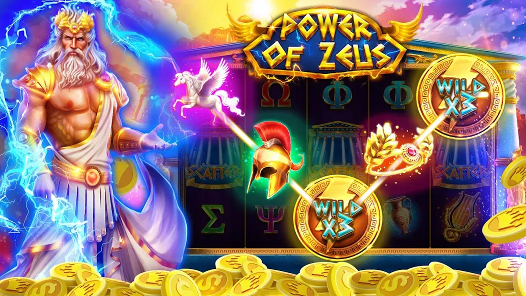 Best Casino Legends 777 Slots (Бест Казино Легенды 777 Слотс) [МОД Много денег] APK Android Screenshot 2