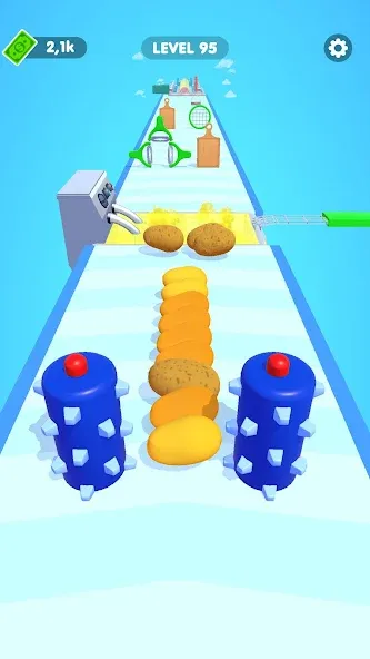Potato Rush (Потейто Раш) [МОД Unlocked] APK Android Screenshot 2