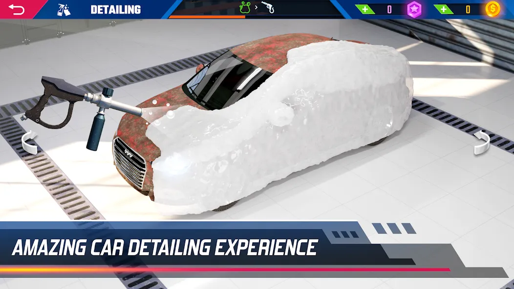 Car Detailing Simulator 2023 [МОД Бесконечные монеты] APK Android Screenshot 1